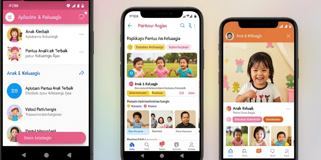 Tampilan antarmuka pengguna API288 yang intuitif dan ramah anak.