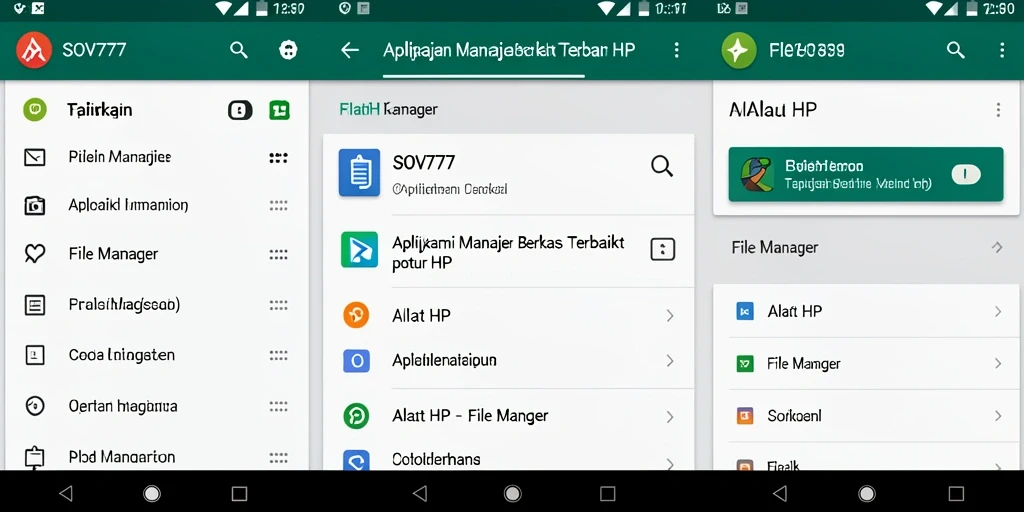 Antarmuka SOV777 untuk manajemen berkas yang efisien dan user-friendly.
