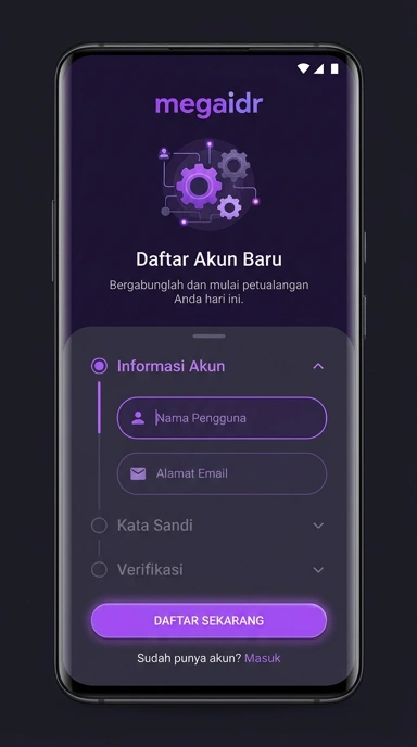 Cara Mudah Buat Akun Baru megaidr
